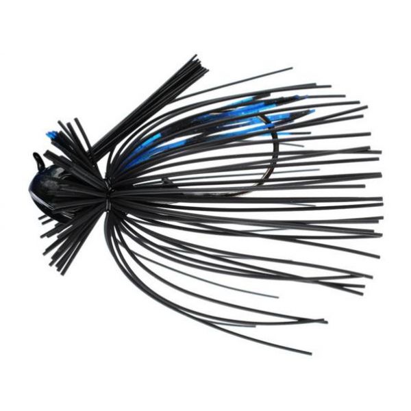 Greenfish Tackle Itty Bitty Finesse Jig - 3/8oz - Black/Blue