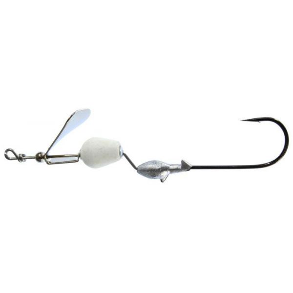 Greenfish Tackle Ploppin' Toad Toter - Nickel/White