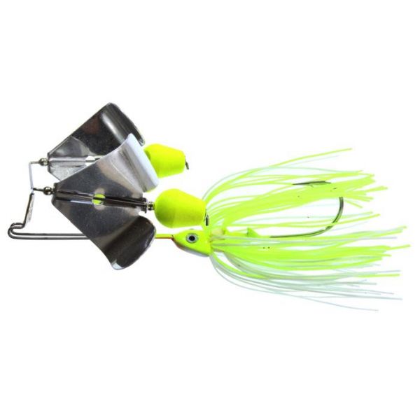 Greenfish Tackle Shark Buzzbait - 3/8oz - Chartreuse White