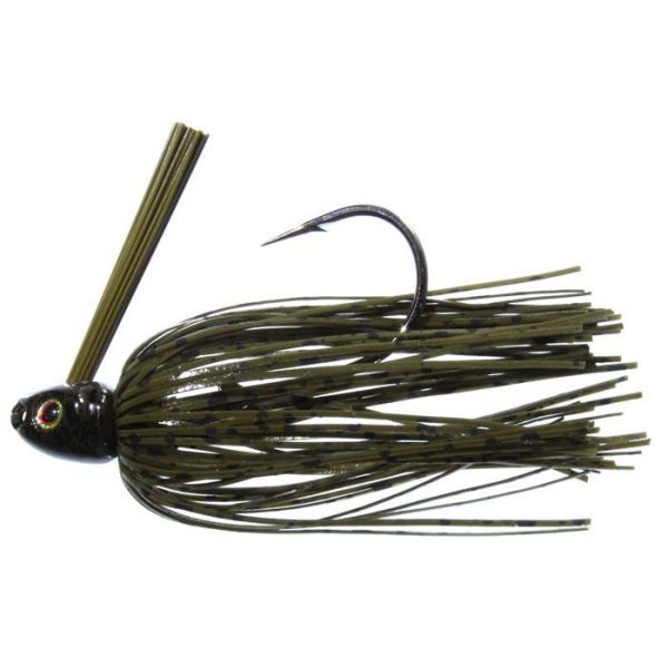 Greenfish Tackle Swim Jig - 1/4oz - Green Pumpkin