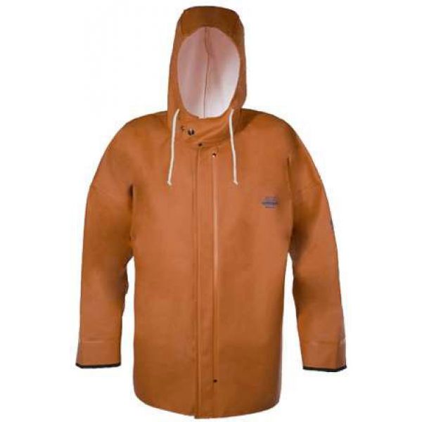 Grundens B44O Brigg 44 Rainjacket With Neoprene Cuff Orange - Large