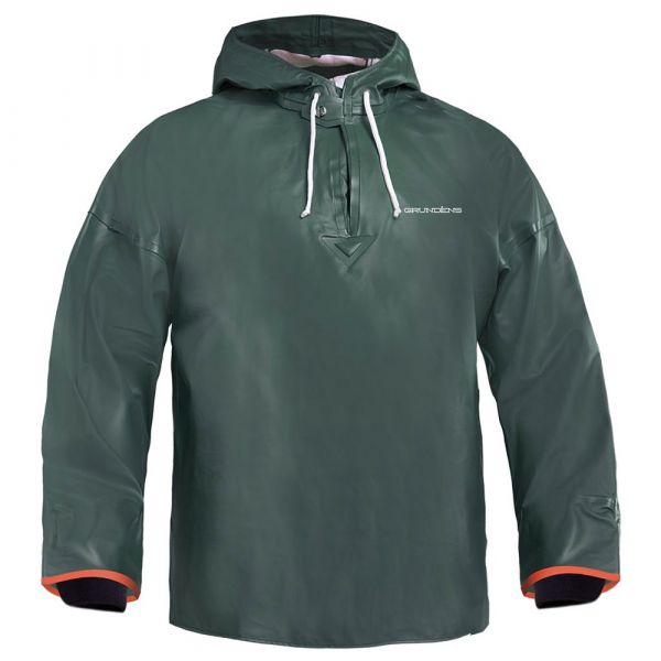 Grundens Brigg 34 Anorak Pullover Hoody - Green L