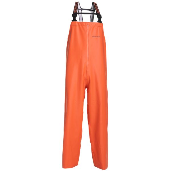 Grundens C116O Clipper 116 Bib Pant Orange - Size Medium