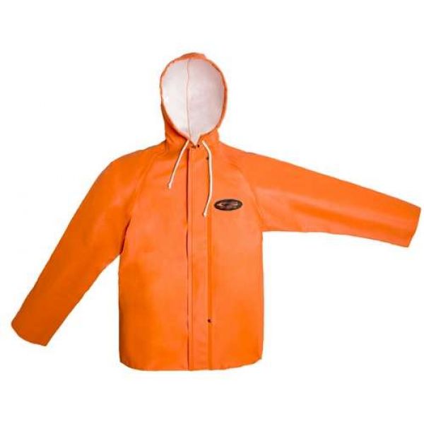 Grundens C282O Clipper Hooded Child's Parka Orange - Size 8