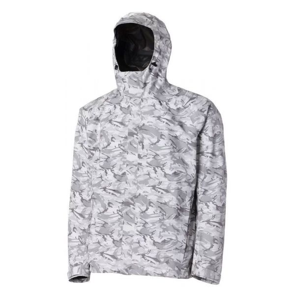 Grundens Charter Gore Tex Paclite Jacket - Glacier Camo - 2XL