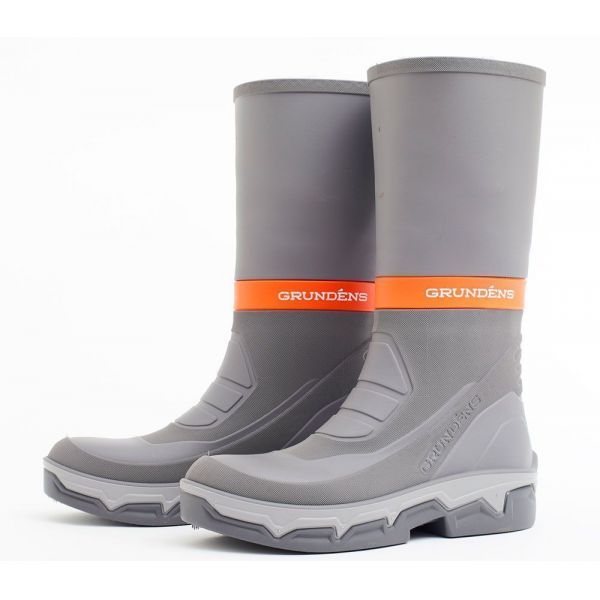 Grundens Deck Boss Boots - Grey/Orange - M10