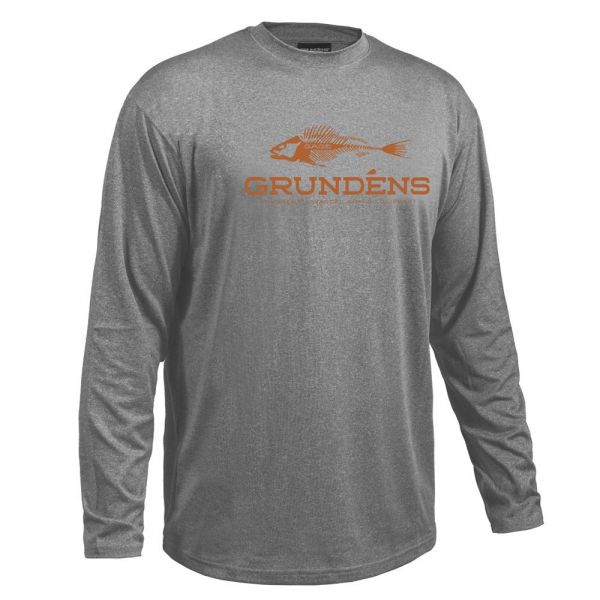 Grundens Deck Hand Long Sleeve Shirt - Monument Grey 2XL