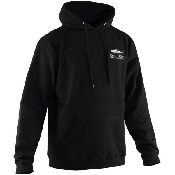 Grundens Men's 'Eat Tuna' Hooded Sweatshirt - Black - 3X-Large