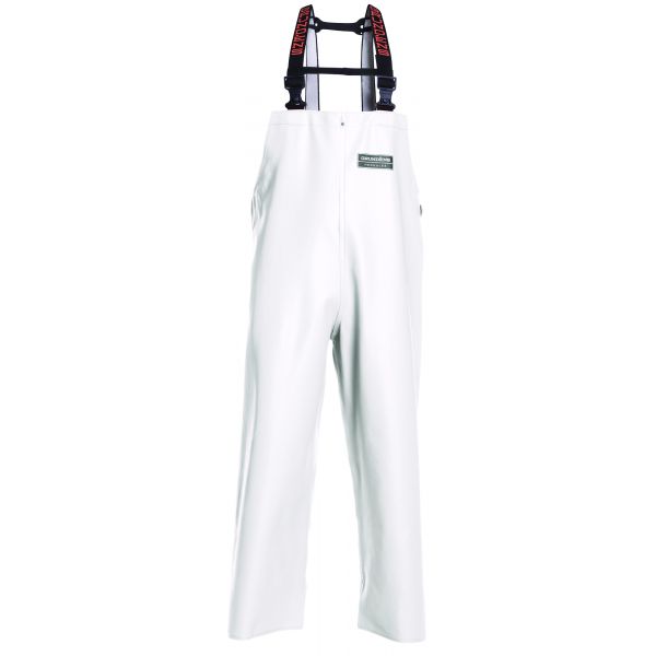 Grundens H16W Herkules 16 Bib Pant White - Size Medium