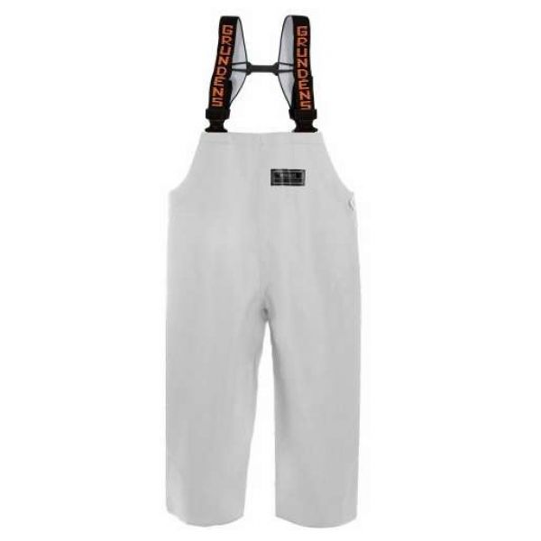 Grundens H16W Hercules 16 Bib Pant White Sizes 3XL-5XL - Size 4X-Large