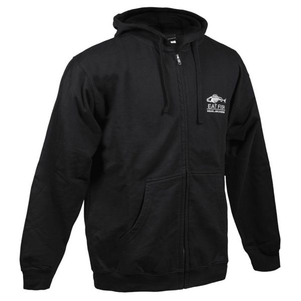 Grundens Eat Fish Zip Hooded Sweatshirt | TackleDirect