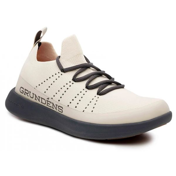 Grundens Sea Knit Boat Shoe - Fog - 10