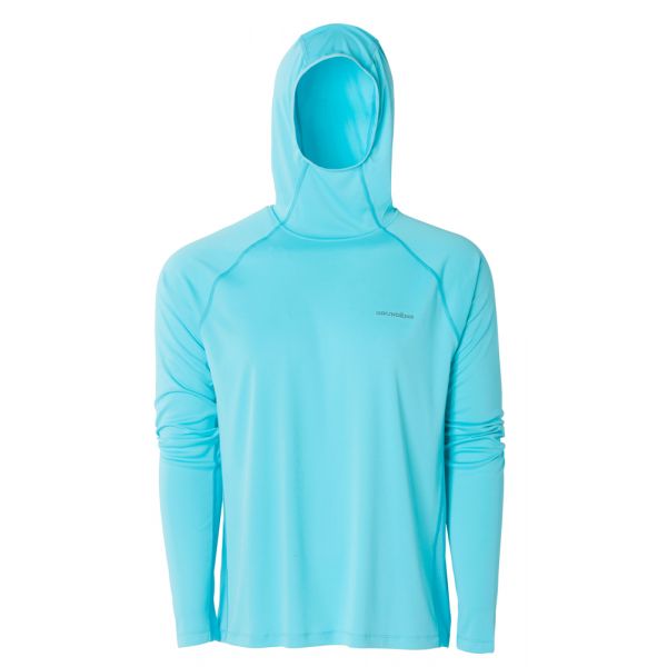 Grundens Solstrale Hoody - Island Blue - 2X-Large