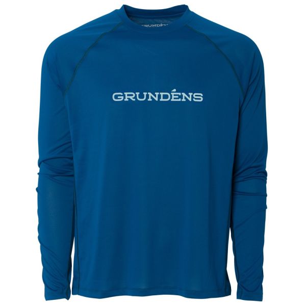 Grundens Solstrale Lightweight Long Sleeve Shirt - Deep Water Blue - Large