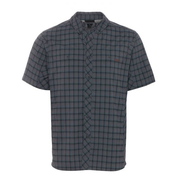 Grundens Transom Short Sleeve Shirt - Tidal Plaid - 2XL