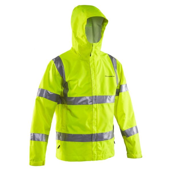 Grundens Weather Watch Hooded Jacket - ANSI Reflective Yellow - XS