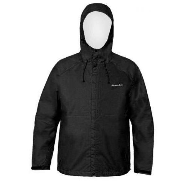 Grundens Weather Watch Hooded Jacket Black - Size Small