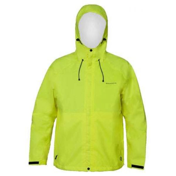 Grundens Weather Watch Hooded Jacket Hi-Vis Yellow - Size Large