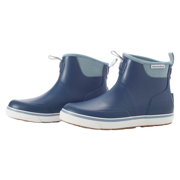 Grundens Women's Deck Boss Ankle Boot - Deep Water Blue