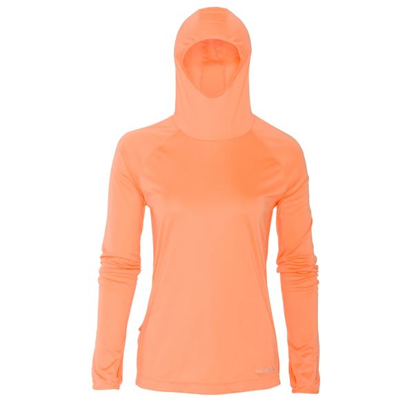 Grundens Women's Solstrale Hoodie - Coral - Medium