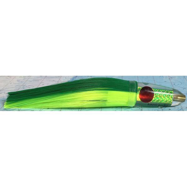 GT Lures BLR SGY Blackfin Rocket - Green Head w/ Green/Yellow Hair