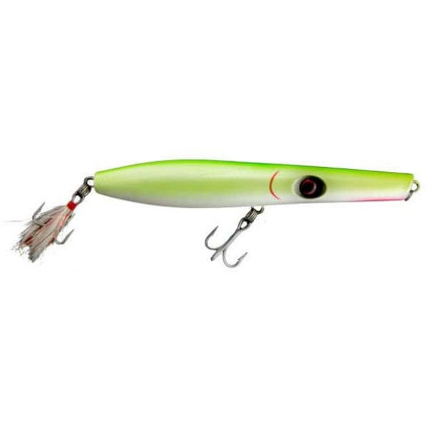 Guides Secret Shore Catch Poppa Pencil CHT/P Chartruese/White Belly