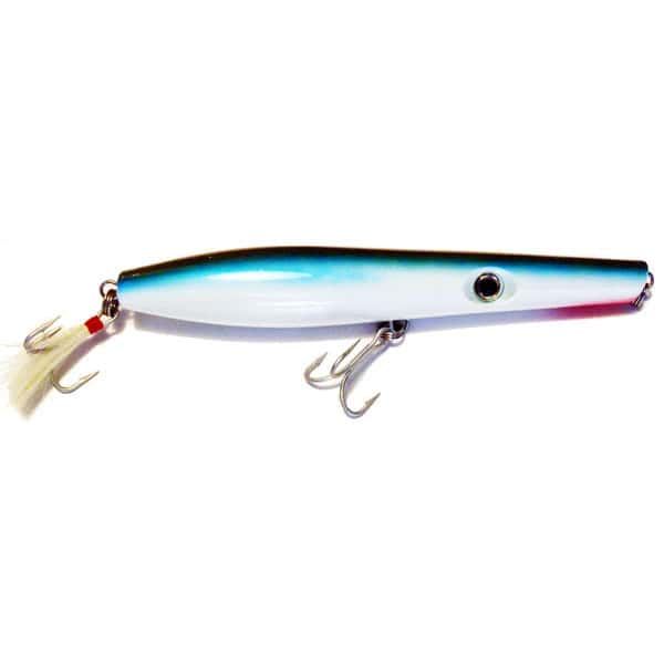 Guides Secret Shore Catch Poppa Pencil Lures OLVWB Olive/White Belly