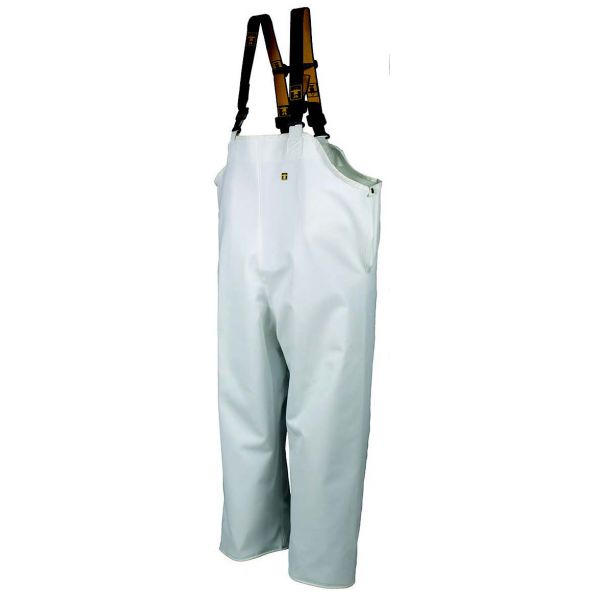 Guy Cotton Pacific Bib Trouser - White - Small