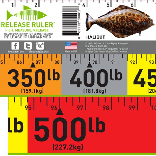 Halibut Release Ruler