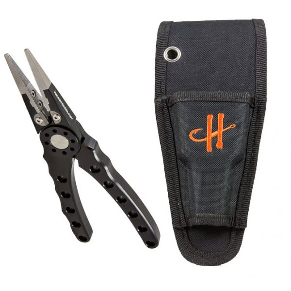 Hansom Tackle AP-8 Aluminum Pliers with Black Sheath