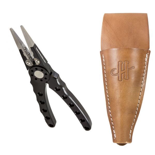 Hansom Tackle AP-8L Aluminum Pliers with Leather Sheath