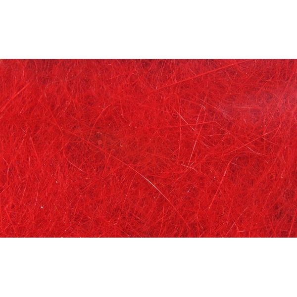 Hareline Dubbin Rabbit Dubbin - Fluorescent Red