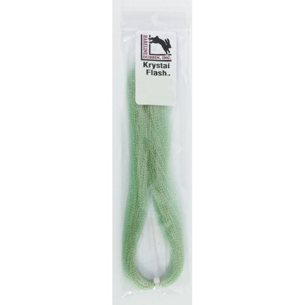 Hareline Dubbin Krystal Flash - Olive