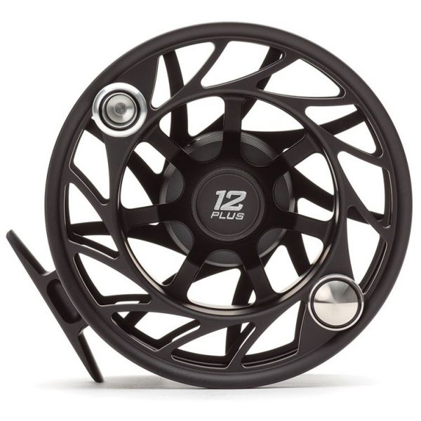 Hatch F12P-BK-LA Gen 2 Finatic 12 Plus Large Arbor Fly Reel