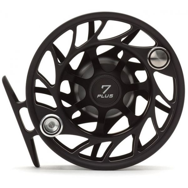 Hatch F7P-BK-LA Gen 2 Finatic 7 Plus Large Arbor Fly Reel