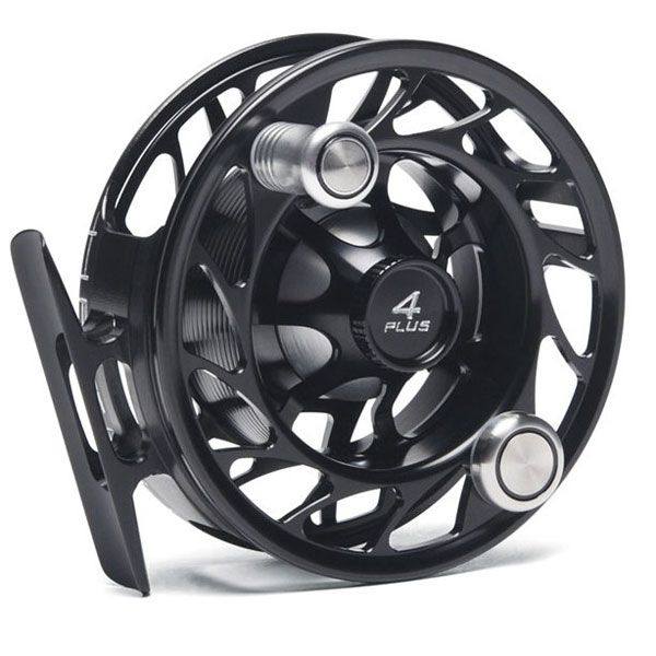 Hatch H4P-BK-LA Finatic 4 Plus Large Arbor Fly Reel