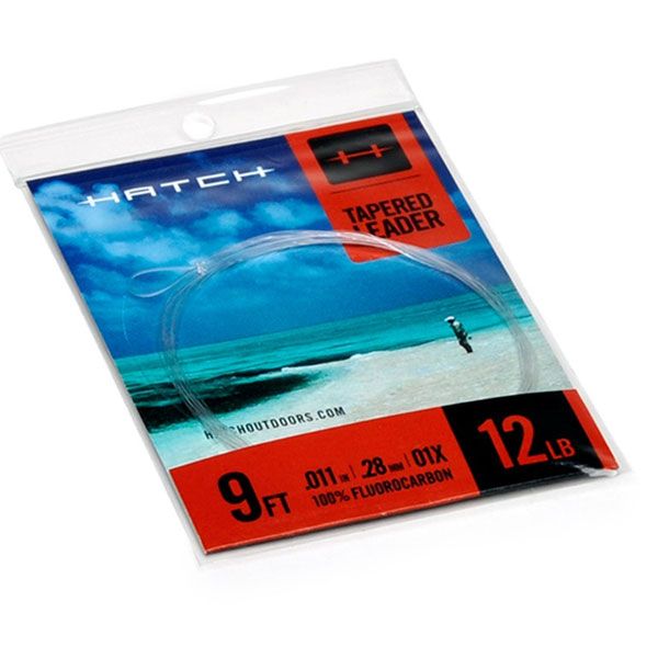 Hatch HTL-9-12LB Saltwater Fly Fishing Tapered Leaders