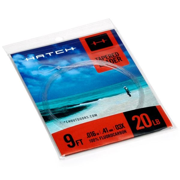 Hatch HTL-9-20LB Saltwater Fly Fishing Tapered Leaders