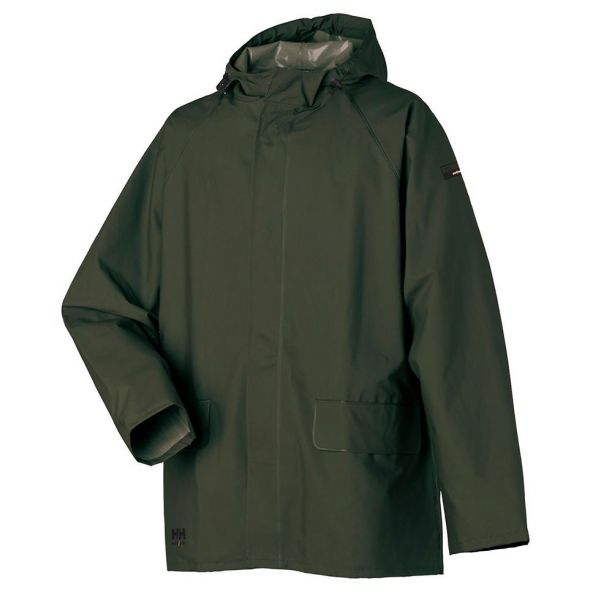 Helly Hansen Mandal Rain Jacket - Army Green - XS