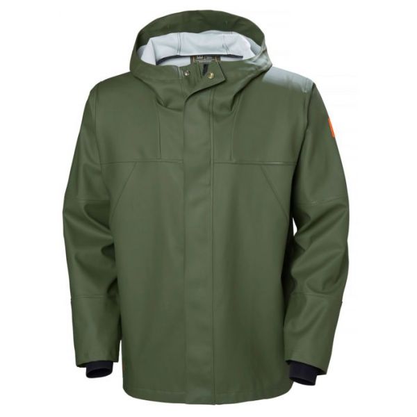 Helly Hansen Storm Rain Jacket - Green - 2XL