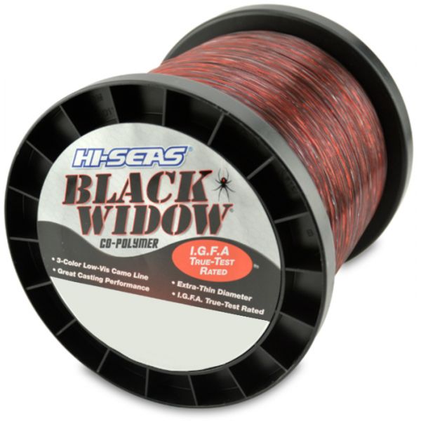 Hi-Seas Black Widow I.G.F.A. Micro-Thin Camo Line 2 lb. Spool