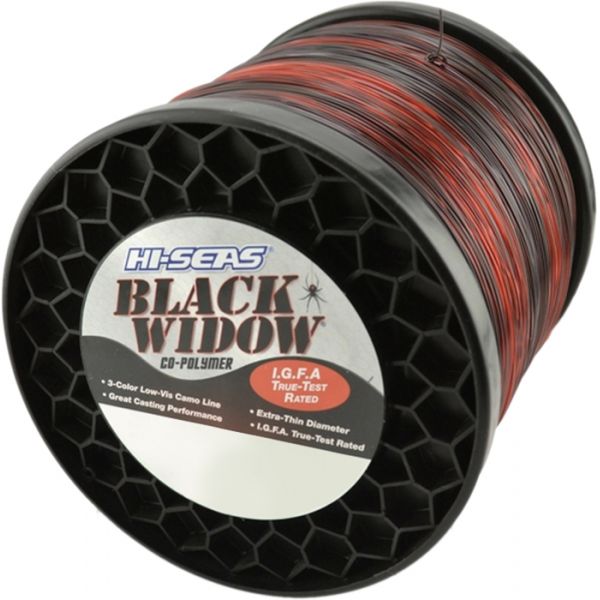 Hi-Seas Black Widow I.G.F.A. Micro-Thin Camo Line 5 lb. Spool