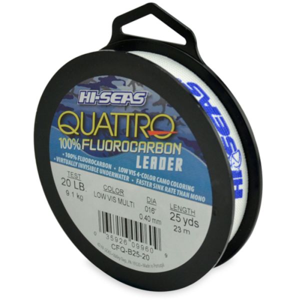 Hi-Seas CFQ-B25-20 Quattro Fluorocarbon Camo Leader