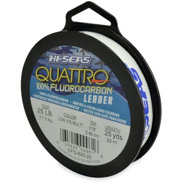 Hi-Seas CFQ-B25-25 Quattro Fluorocarbon Camo Leader