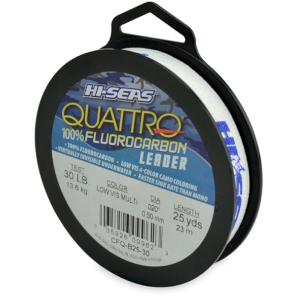 Hi-Seas CFQ-B25-30 Quattro Fluorocarbon Camo Leader