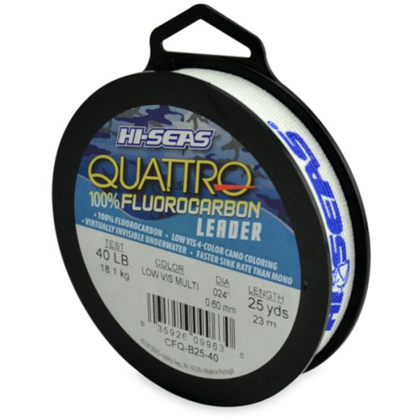 Hi-Seas CFQ-B25-40 Quattro Fluorocarbon Camo Leader