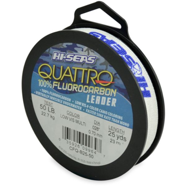 Hi-Seas CFQ-B25-50 Quattro Fluorocarbon Camo Leader