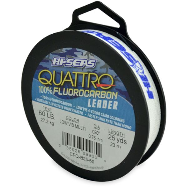 Hi-Seas CFQ-B25-60 Quattro Fluorocarbon Camo Leader