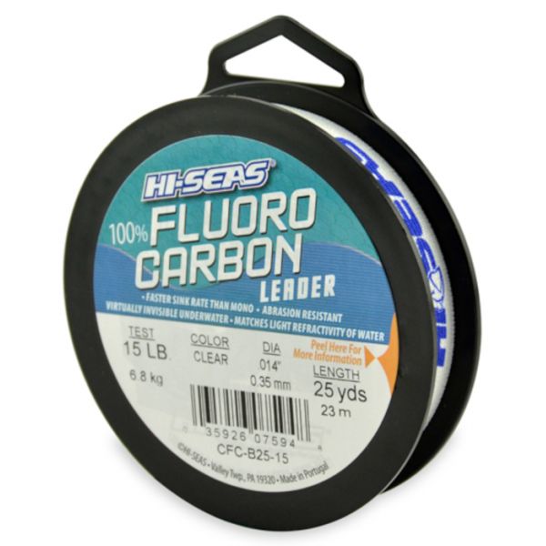 Hi-Seas Fluorocarbon Leader 25 yd. Spool CFC-B25-15