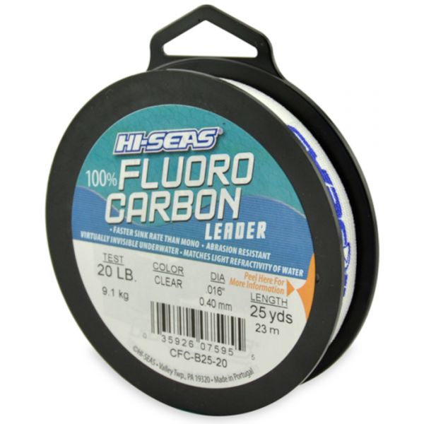 Hi-Seas Fluorocarbon Leader 25 yd. Spool CFC-B25-20